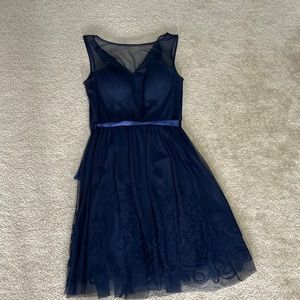 Blue tule dress